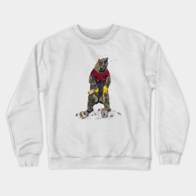 hunny drunk Crewneck Sweatshirt by JackOutTheBox